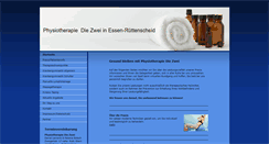 Desktop Screenshot of physiotherapie-die-zwei.de